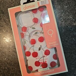 Sonix Cherry Design iPhone Case - Red and Green